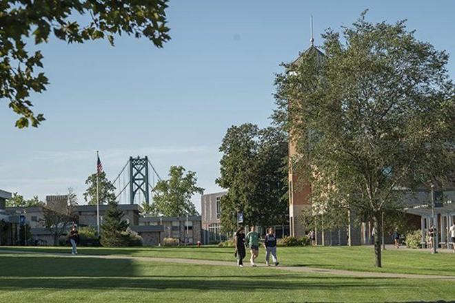 Bristol campus in the summer